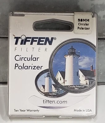 BRAND NEW Tiffen Circular Polarizer 58 mm Filter - Image 1 of 2