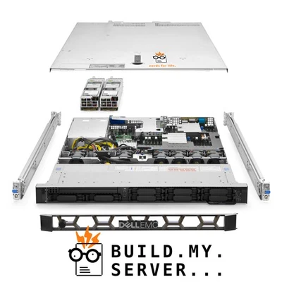 Dell PowerEdge R440 Server 2x Gold 6152 2.10Ghz 44-Core 192GB RAM 8x 2TB Rails - Image 1 of 4