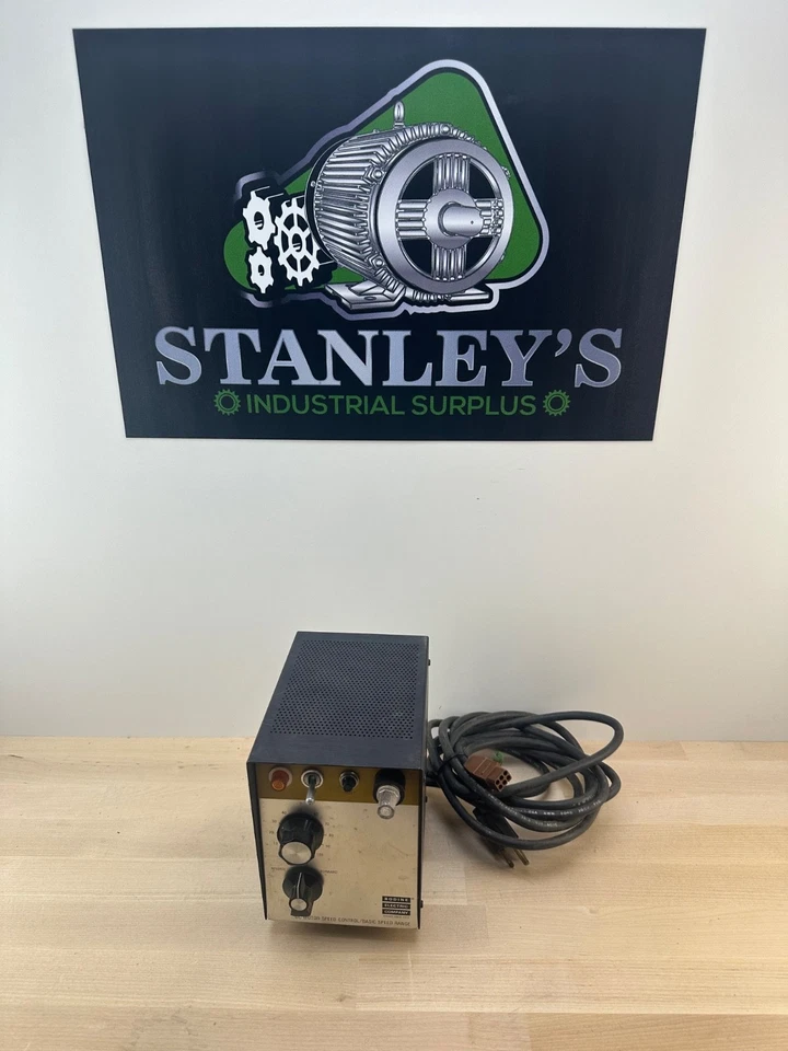 Bodine DC Motor Speed Control Basic Speed Range - Image 1 of 4