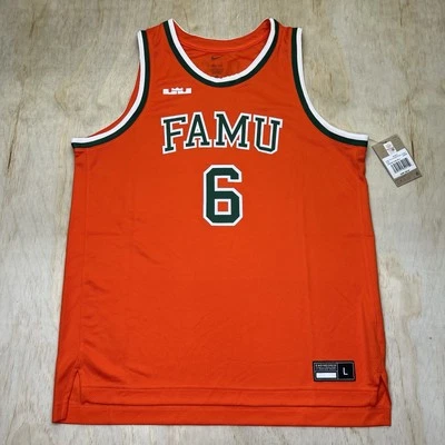 NUEVA CAMISETA DE BALONCESTO LG Lebron James #6 Nike Florida A&M Rattlers réplica Foto 1 de 4