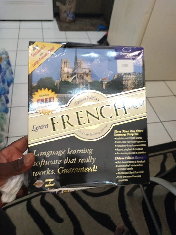 FRENCH Transparent Bonus CD Language Software Installation CD ROM NEW SEALED  - Image 1 of 2