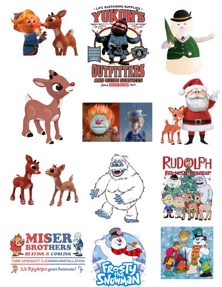 Classic Christmas Stickers - Image 1 of 1