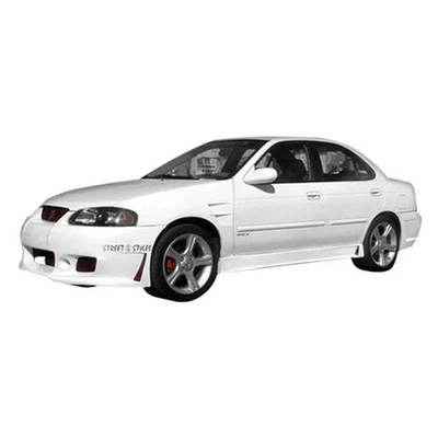 For Nissan Sentra 00-06 B-2 Style Fiberglass Side Skirt Rocker Panels Unpainted Foto 1 de 4