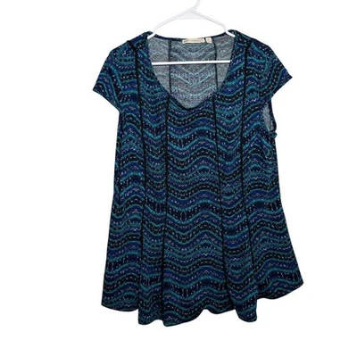 Blusa Maria Gaberielle Feminina 2X Gola V Manga Cap Colorida Top Camisa - Imagem 1 de 4