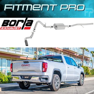 Escape Borla tipo S Catback para GMC Sierra/Chevrolet Silverado 1500 2019-2026 Foto 1 de 4
