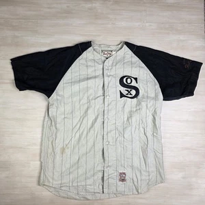 Mirage First String 1919 Chicago White Sox Jersey Cooperstown Men's Size XXL - Afbeelding 1 van 15