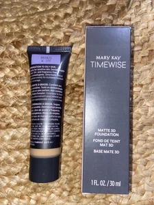 Mary Kay Timewise Matte 3D Foundation Bronze W 100 NEW 099978 - Picture 1 of 3