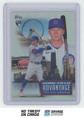 2024 Topps Home Field Advantage Rookie Pete Crow-Armstrong . #HFA-15 Chicago - Image 1 of 3