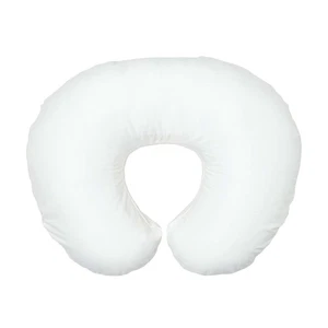 Forro de almohada de enfermería original Boppy blanco lavable a máquina forro limpiable solamente - Imagen 1 de 6