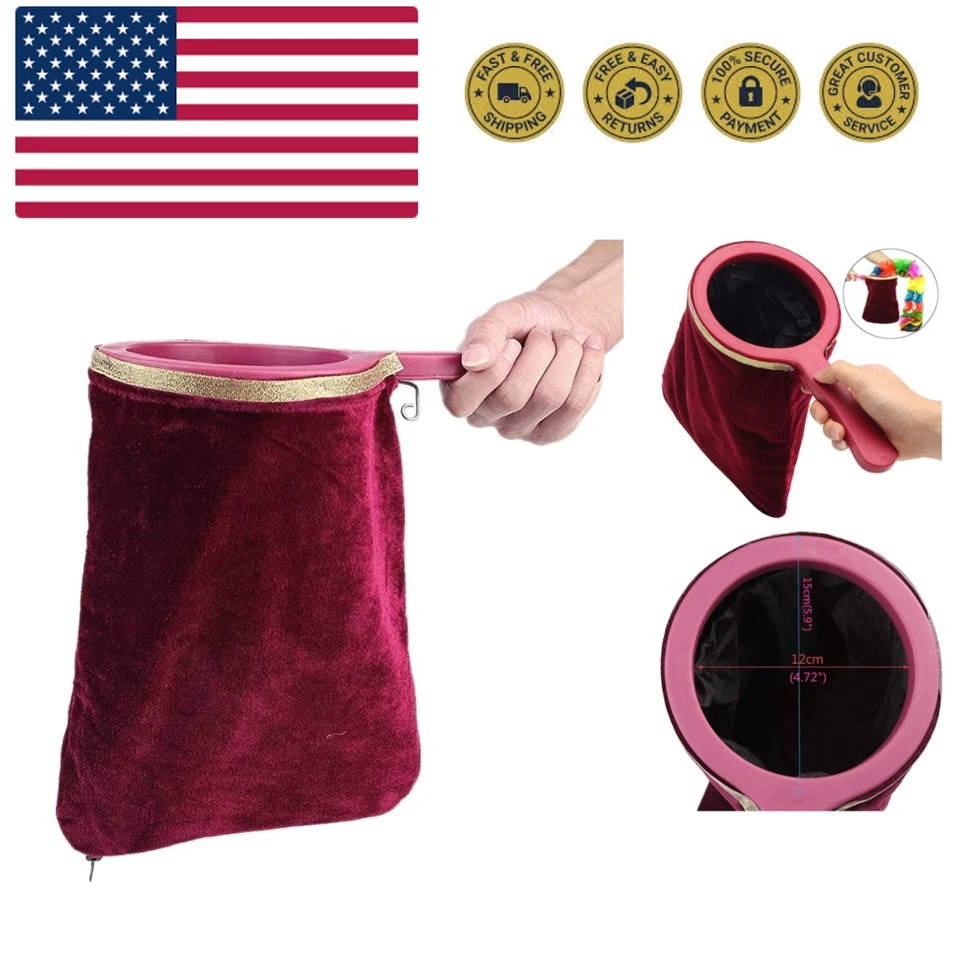 Kids Velvet Magic Change Bag - Surprise Your Audience with Every Performance! - Image 1 of 4