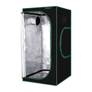 SEMOTH 24”x24”x48” Tenda da Coltivazione, 98% Riflettente 600D Mylar Impermeabile Antileggero Lea - Foto 1 di 5