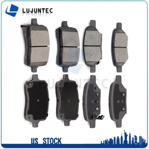 Front & Rear Metallic Brake Pads For 2004-2012 Chevrolet Malibu 04-07 Saturn Ion - Bild 1 von 1