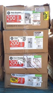 GE TSM2020CSCUP PM GOLD 200A MAIN BREAKER 20-SPACE 40-CIRCUIT OVER/UNDERGROUND - Picture 1 of 2