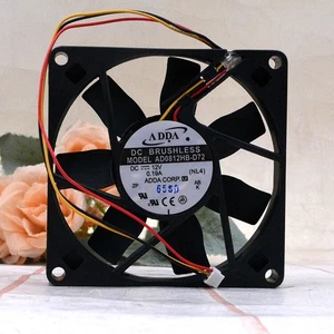 1 pcs  8015 12V 0.19A AD0812HB-D72 computer motherboard 3-pin cooling fan. - Picture 1 of 5
