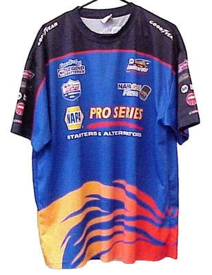 NAPA AUTO PARTS KNOW HOW LOMBARDO RACING PRO SERIES PIT IMAGE CREW SHIRT 2X USA - Image 1 of 4