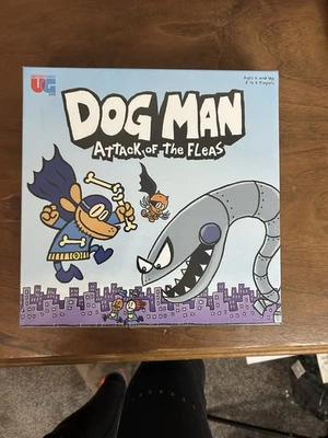 Dog Man Attack of the FLEAS Board Game by University Games  Brand New and Sealed - Image 1 of 3