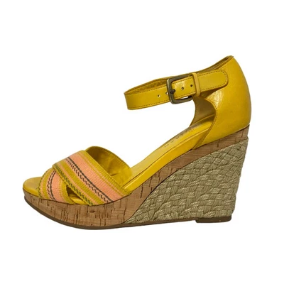 Auténticos zapatos de salón COLE HAAN - de cuero de algodón amarillo para mujer Foto 1 de 4