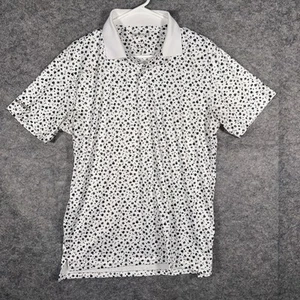 Bonobos Golf Slim Fit Polo Shirt Mens M Floral Short Sleeves White Green - Picture 1 of 5
