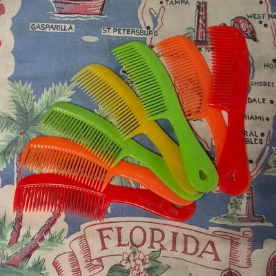 De Colección Peines Irrompibles Colores Neón 6" TÚ ELIGES Descuento Multi Cantidad Nuevo de Lote Antiguo Foto 1 de 4