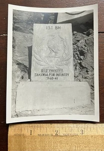 Photo 1st BN Bahawalpur Infantry 1940-1941 Monument on way to Khyber,God's Favor - Picture 1 of 2