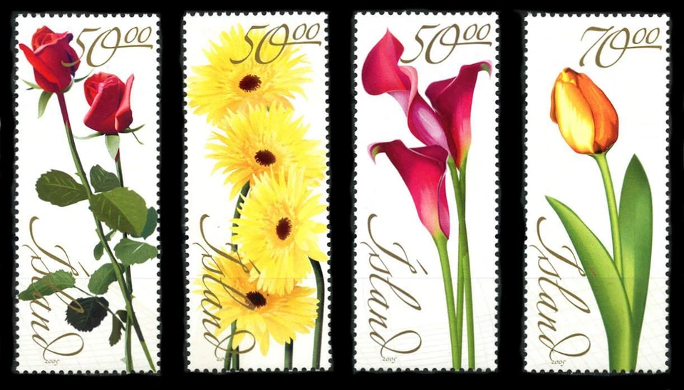 Islandia: Flores 2005 (1039-1042) MNH Foto 1 de 1
