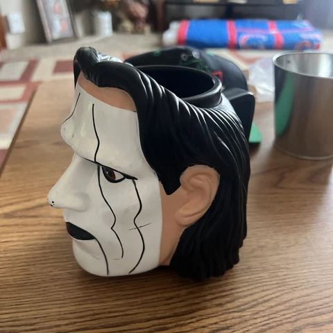 WCW Wrestling STING Head Slammers NWO 1999 Plastic Coffee Mug 10 oz NIB w/Tag Cover