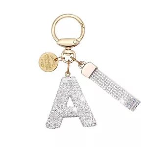 Cute Letter Keychains for Women Aesthetic Bag Charms Key Chains Initial Acces... - Picture 1 of 7