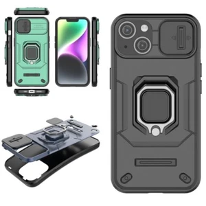 Für iPhone 14 13 Pro Max Armor stoßfest Fingerring Halterung Hybrid Hülle Cover - Bild 1 von 11