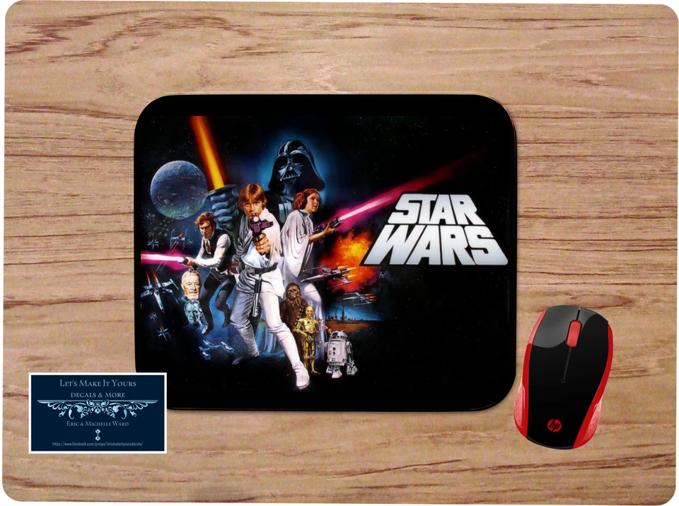 STAR WARS A NEW HOPE CUSTOM MOUSE PAD DESK MAT HOME SCHOOL GIFT STAR WARS - Image 1 of 1