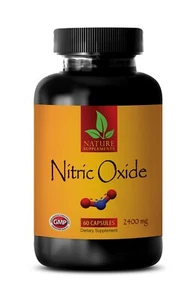 Nitric Oxide 2400mg - Muscle Pump with L-Arginine Blend - Bodybuilding - 60 Caps - Picture 1 of 12