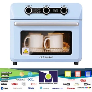 Horno de sublimación Craft Express Elite, 25L - azul claro - cuerno de sublimación - Imagen 1 de 5