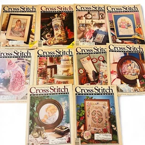 Konvolut 10 Kreuzstich & Land Bastelzeitschriften 80er-90er Jahre Muster - Bild 1 von 11