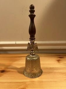 Vintage American Eagle Bell w/ Wooden Handle - Picture 1 of 7