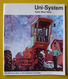 MINTY Vintage NEW IDEA Uni-System BROCHURE Catalog 1968 - Picture 1 of 3