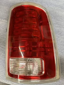 17 DODGE RAM 1500 TAIL LIGHT TAIL LAMP RIGHT PASSENGER LED CHROME TRIM - Picture 1 of 6