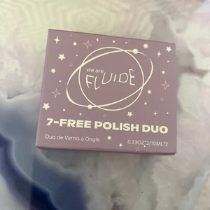 We Are Fluide Nail Polish Duo 7-Free Polish Duo- Far Infrared & Titan Moon NIB - Picture 1 of 3