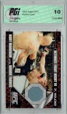Rory Markham/ Farber 2009 Topps UFC #DM-MF Ultimate Fighter Rookie Card PGI 10