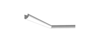 ORAC DECOR Crown Moulding 1-1/8" x 1-3/8" x 78-3/4" Polystyrene Primed White - Picture 1 of 2