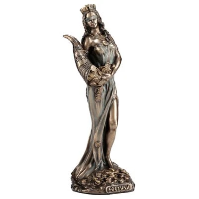 Veronese Design 6 1/8 Inch Fortuna The Greek Goddess of Fortune and Luck Resi... - Image 1 of 4