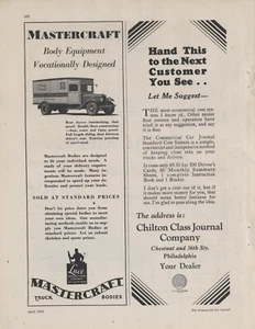 1932 Luce Mastercraft Truck Body Ad: NABISCO Delivery Truck Picture - Lansing MI - Picture 1 of 1