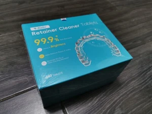 Retainer Reinigungstabletten 8 Monate 240 Tabletten Reiniger Mundschutz, Zahnersatz, a - Bild 1 von 5