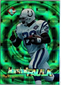Marshall Faulk 1995 EdgeTech Circular Prisms #7 Indianapolis Colts - Picture 1 of 2