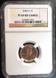 2000 S 1C Lincoln Memorial PF 69 RD Cameo NGC - Picture 1 of 4