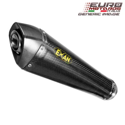 Honda CBR1000RR 2008-2011 Exan Exhaust Silencer Conic X-BLACK Carbon/Titanium Foto 1 de 3