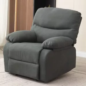 Fabric Recliner Chair Single Modern Sofa Home Theater Seating for Living Room - Picture 1 of 24
