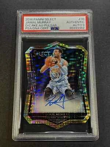 JAMAL MURRAY 2016 PANINI SELECT DIE CUT PULSAR PRIZM AUTO ROOKIE RC /99 PSA 9 - Picture 1 of 4