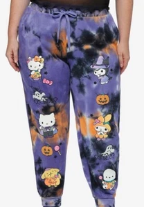 SANRIO Hello Kitty Halloween Jogger Pants Women’s Size NEW w/tags Size Medium - Picture 1 of 4