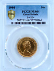 1980 Gold Sovereign Pcgs Ms64 Great Britain Uk