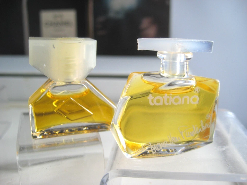 Perfume MicroMini Infini vintage años 80 Diane Von Furstenberg Tatiana Caron Foto 1 de 1