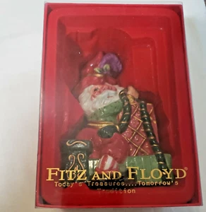 Fitz and Floyd Santa Elf "Christmas Court" Annual Bell Limited 10th Edition 2003 - Picture 1 of 2